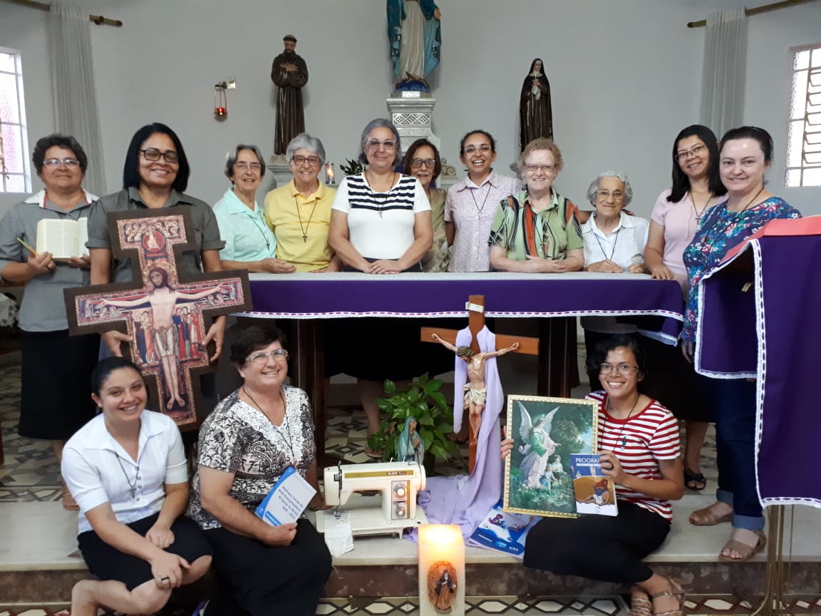 Capítulo Avaliativo com a presença das Fraternidades Coração de Maria e Anjo da Guarda (Penápolis/SP), Santa Isabel (Bandeirantes/PR), Madre Cecília  (Votuporanga). Realizada nos dias 14 e 15/03/2020 no Colégio Franciscano Coração de Maria em Penápolis/SP